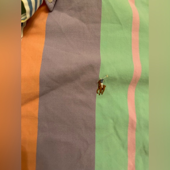 Ralph Lauren Striped Oxford Men’s Cotton Shirt size XXL - Picture 6 of 10